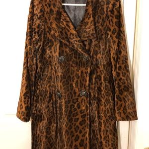 ,Nanette Lepore -Leopard, velvet coat